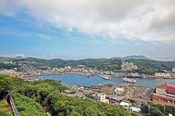 平戸城からの風景