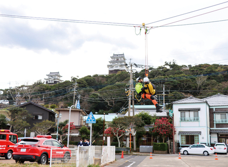 消防出初式の写真