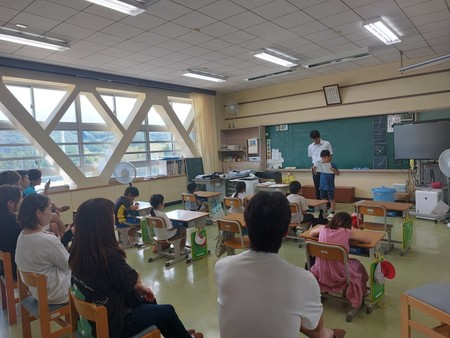 2学期最初の授業参観