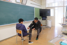 ロールプレイをしました