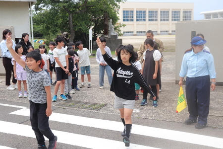 交通安全を学びました