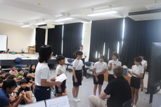 56年生による歓迎の言葉