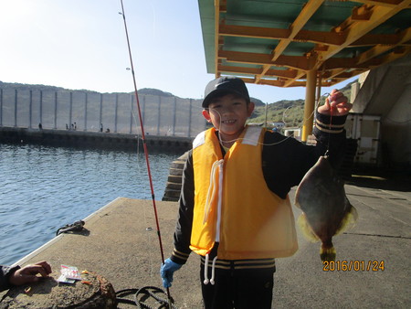 カワハギが釣れた