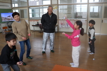 お手玉をしました